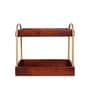 Mahogany Collection Rustic Charm CasaDuo Kitchen Organizer