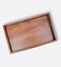 Mahogany Wooden Serving Tray
