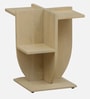 Maisa Solid Wood End Table In Gold Wash Finish