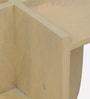 Maisa Solid Wood End Table In Gold Wash Finish