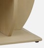 Maisa Solid Wood End Table In Gold Wash Finish