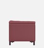 Majesta Leather 1 Seater Sofa In Cherry Colour