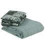 Majestic 100% Cotton 152TC Double Bedsheet with 2 Pillow Cover