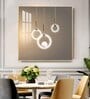 Majestic Circle Ring Glass Finish Square Wall Art