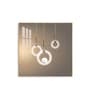 Majestic Circle Ring Glass Finish Square Wall Art