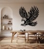 Majestic Detailed Eagle Silhouette Metal Wall Art Decor