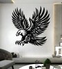 Majestic Detailed Eagle Silhouette Metal Wall Art Decor