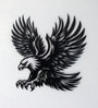 Majestic Detailed Eagle Silhouette Metal Wall Art Decor