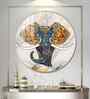 Majestic Elephant Acrylic Round Wall Art