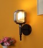 Majestic Glossy & Black Mild Steel Wall Light