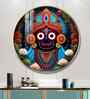 Majestic Lord Jagannath Acrylic Round Wall Art