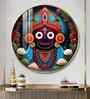 Majestic Lord Jagannath Acrylic Round Wall Art
