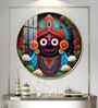 Majestic Lord Jagannath Acrylic Round Wall Art
