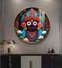 Majestic Lord Jagannath Acrylic Round Wall Art