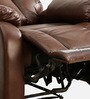 Levy Leatherette 1 Seater Manual Recliner in Brown Colour Levy Leatherette 1 Seater Manual Recliner in Brown Colour