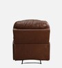 Levy Leatherette 1 Seater Manual Recliner in Brown Colour Levy Leatherette 1 Seater Manual Recliner in Brown Colour