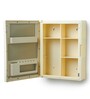 Majestic Plastic Ivory Bathroom Cabinet With Mirror