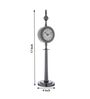 Majestic Spire Black Aluminium Table Clock