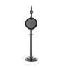 Majestic Spire Black Aluminium Table Clock