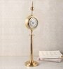 Majestic Spire Gold Aluminium Table Clock