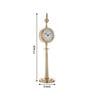 Majestic Spire Gold Aluminium Table Clock
