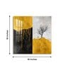 Majestic Tree Glass Finish Square Wall Art
