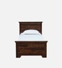 Majestica Sheesham Wood Single Bed in Scratch Resistant Provincial Teak Finish
