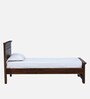 Majestica Sheesham Wood Single Bed in Scratch Resistant Provincial Teak Finish