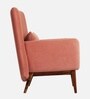 Majismo Sheesham Wood Arm Chair In Desert Flower Pink