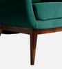 Majismo Sheesham Wood Arm Chair In Green Color