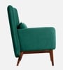 Majismo Sheesham Wood Arm Chair In Green Color