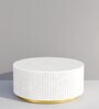 Makayla Mother of Pearl Coffee Table In White Colour