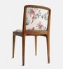 Malabar Dining Chair In Printed Beige Colour