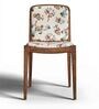 Malabar Dining Chair In Printed Beige Colour