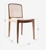 Malabar Dining Chair In Printed Black and White Colour