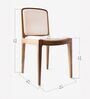 Malabar Dining Chair In Printed Black Colour