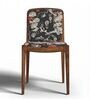 Malabar Dining Chair In Printed Black Colour
