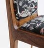 Malabar Dining Chair In Printed Black Colour