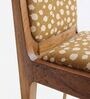 Malabar Dining Chair In Printed Borwn Colour