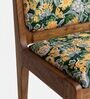 Malabar Dining Chair In Printed Green Colour