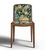 Malabar Dining Chair In Printed Green Colour