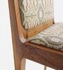 Malabar Dining Chair In Printed Nuetral Colour