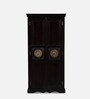 Malava Solid Wood 2 Door Wardrobe In Warm Chestnut Finish