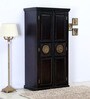 Malava Solid Wood 2 Door Wardrobe In Warm Chestnut Finish