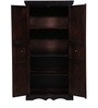 Malava Solid Wood 2 Door Wardrobe In Warm Chestnut Finish
