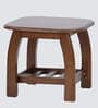 Malaysian Solid Wood Side Table In Wood Finish