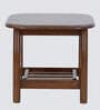 Malaysian Solid Wood Side Table In Wood Finish