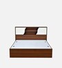 Malcom Max King Size Bed in Walnut Finish with Box Storage Malcom Max King Size Bed in Walnut Finish with Box Storage