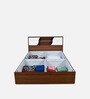 Malcom Max King Size Bed in Walnut Finish with Box Storage Malcom Max King Size Bed in Walnut Finish with Box Storage