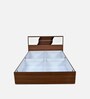Malcom Max King Size Bed in Walnut Finish with Box Storage Malcom Max King Size Bed in Walnut Finish with Box Storage